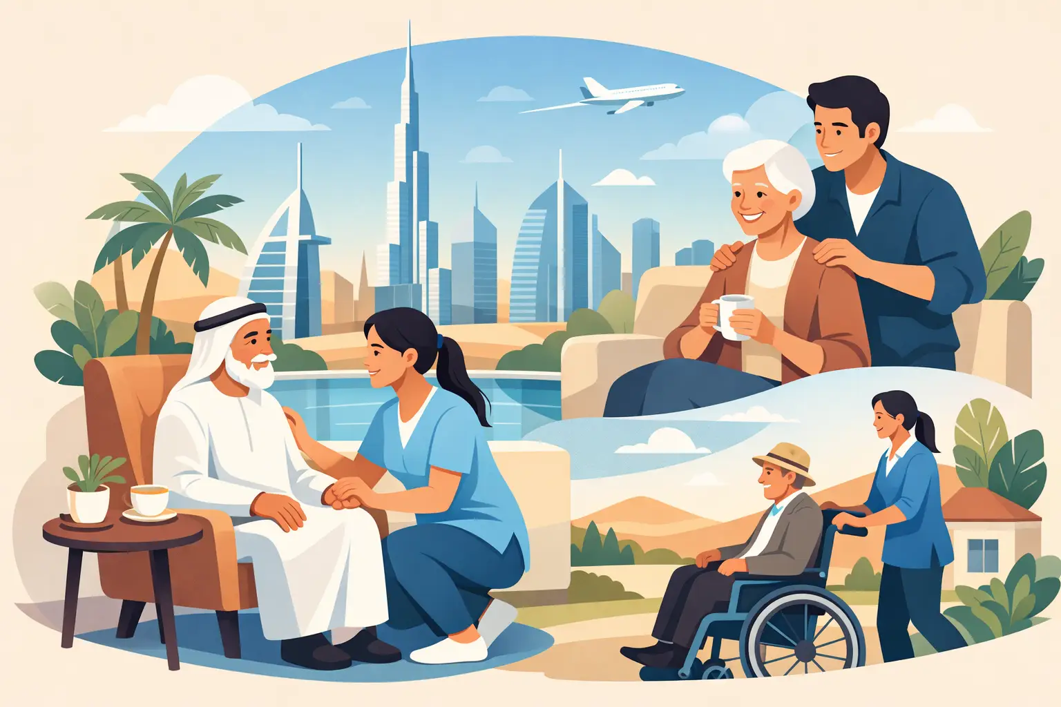 Elderly Care at Home for Safer Days in Dubai