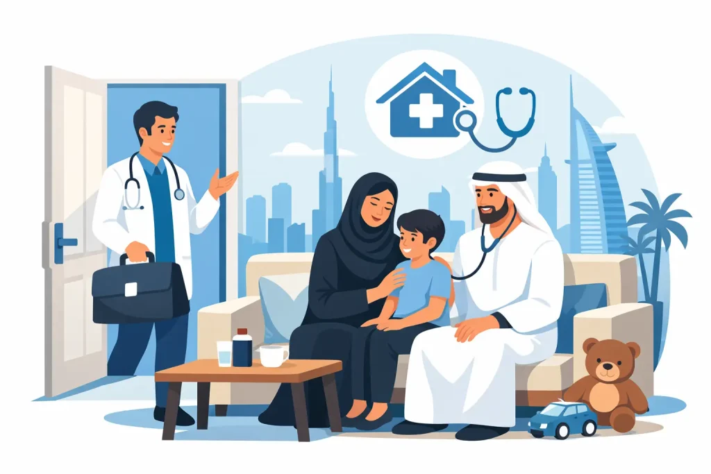 How Home Doctor Visits Work for Dubai Families