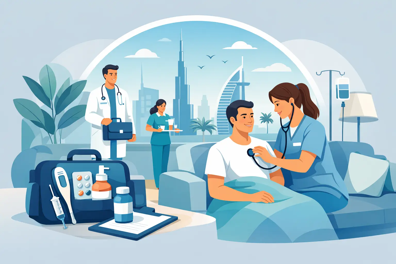 Medical Services Offered at Home in Dubai