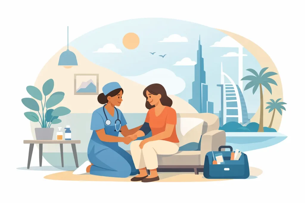 Nurse at Home Service in Dubai: What to Expect