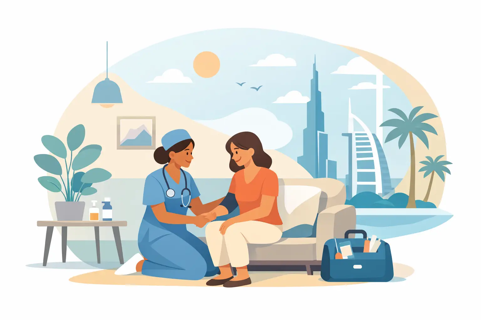 Nurse at Home Service in Dubai: What to Expect