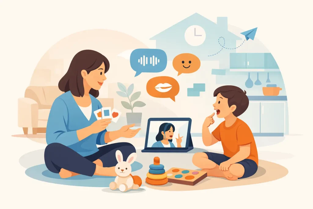 Speech Therapy at Home That Fits Real Life