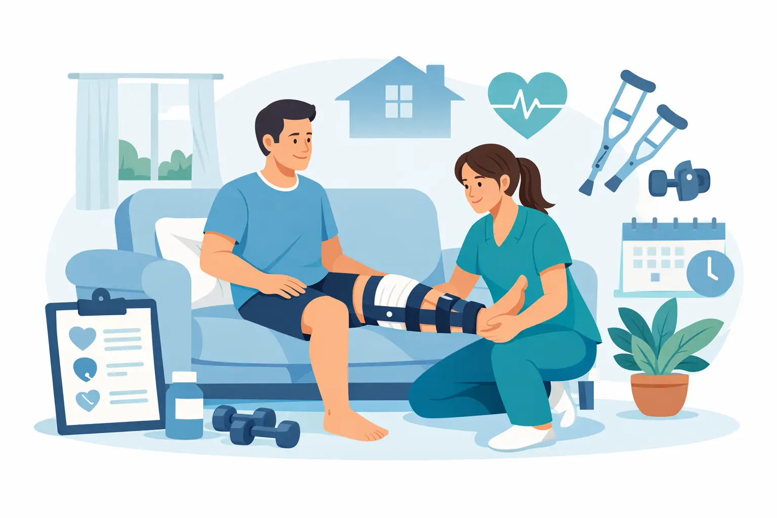What Home Physiotherapy After Surgery Involves