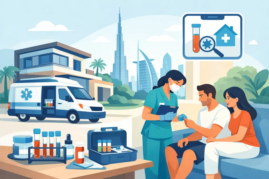 Mobile Lab Testing at Home in Dubai