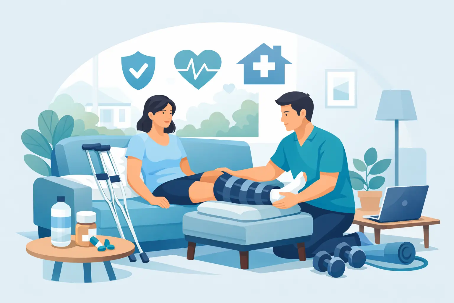 Post Surgery Rehab at Home for Safer Recovery
