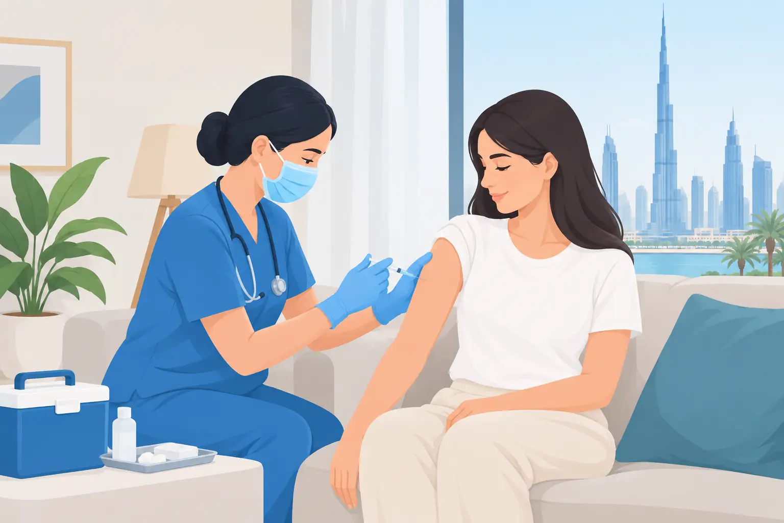 Home Injection Service for Safe Care in Dubai