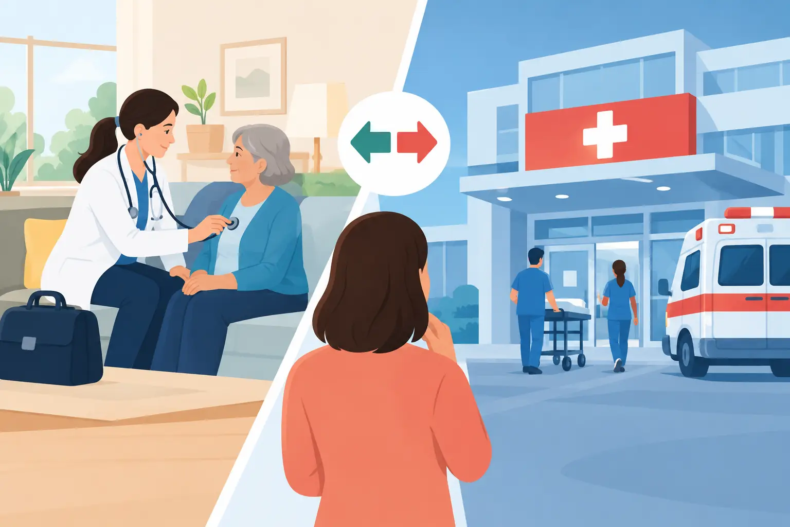 Doctor Home Visit Versus ER: Where to Go