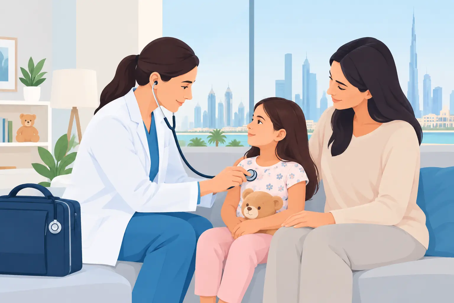 How to Arrange a Pediatric Home Doctor in Dubai